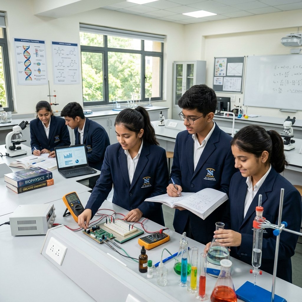 Class 12 students